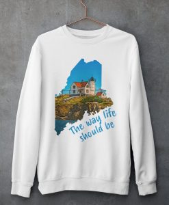 Nubble Lighthouse Maine Sweatshirt