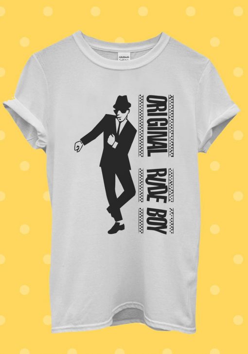 Original Rude Boy Ska 2 Tone T Shirt