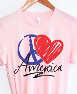 Peace Love America Shirt