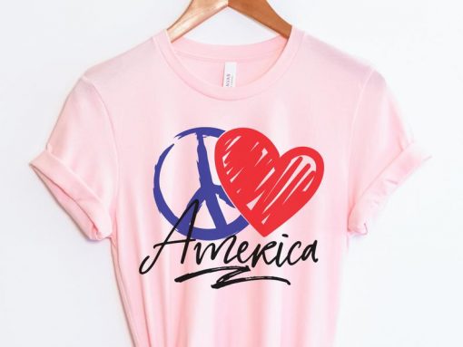 Peace Love America Shirt