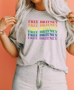 Rainbow Free Britney Shirt