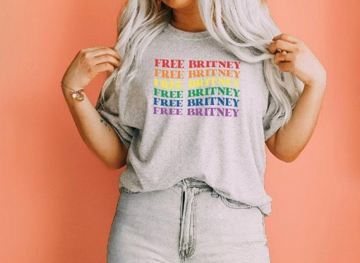 Rainbow Free Britney Shirt