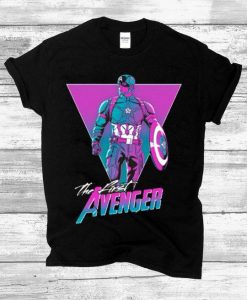 Retro Captain America T Shirt