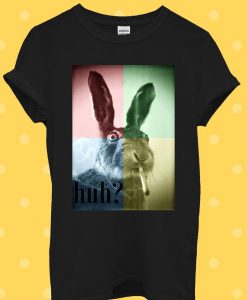 Smoking Weed Rabbit High Funny Cool T Shirt