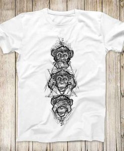 Three Wise Monkeys Super Cool Unisex T Shirt