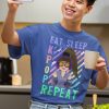 Eat Sleep K-Pop Repeat Girl KPop Shirt