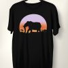 Elephant In African Landscape Unisex T-Shirt