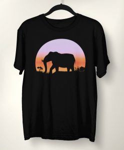 Elephant In African Landscape Unisex T-Shirt