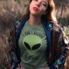 I Don't Believe In Humans Funny Alien T-shirt