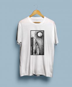 Minimal Night City Art T-Shirt