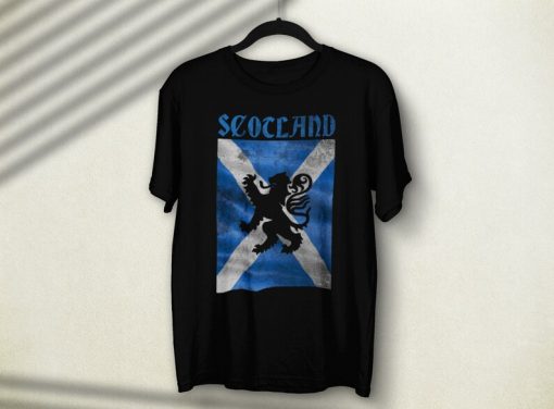 Scotland Flag and Lion Shirt