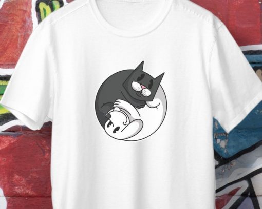 Ying and Yang Dog and Cat Shirt