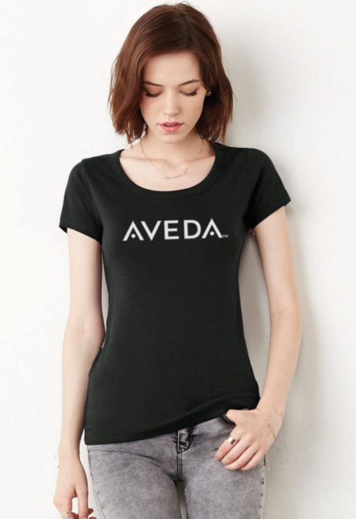 Aveda skin care salon ladies t-shirt