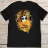 Blacknificent I love My Roots Confident Lady Curly Hair Girl Tshirt