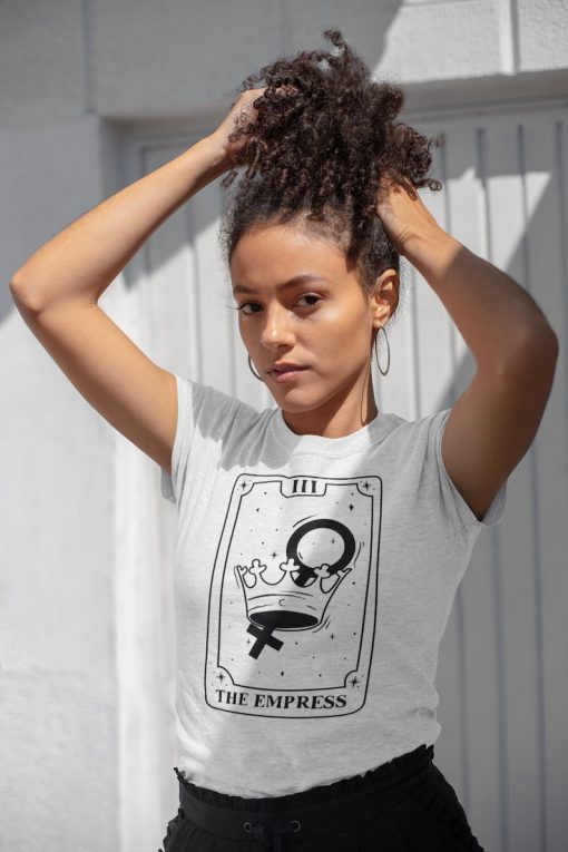 Empress Tarot Card Graphic Tee Inspiration Comfy T Shirt