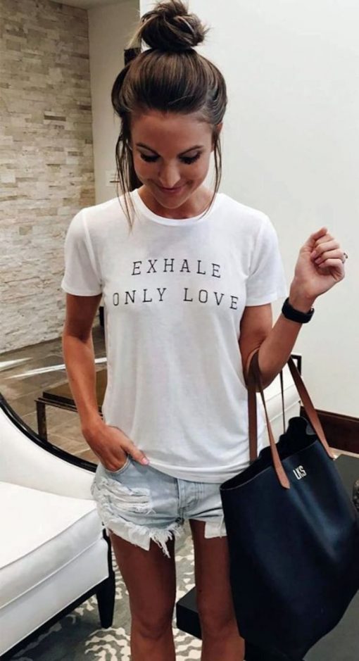 Exhale Only Love ladies t-shirt