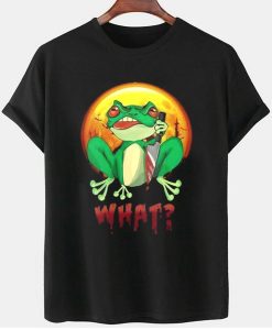 Frog Halloween What Short Sleeve Cotton Unisex T-shirt