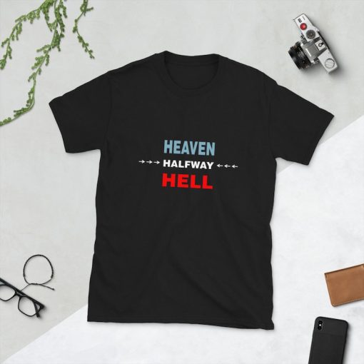 Halfway Between Heaven And Hell - Men's Graphic T-Shirt