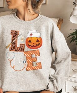 Halloween Nurse Love Halloween Sweatshirt