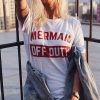 Mermaid Off Duty ladies t-shirt