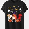 Pumpkin Boos Beagle Dog T-Shirt