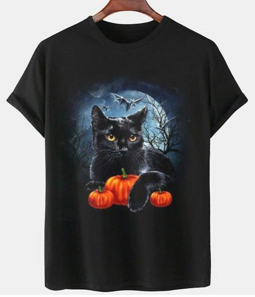 Pumpkin Cat T-shirt