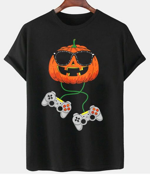 Pumpkin Gamer Halloween T-Shirt