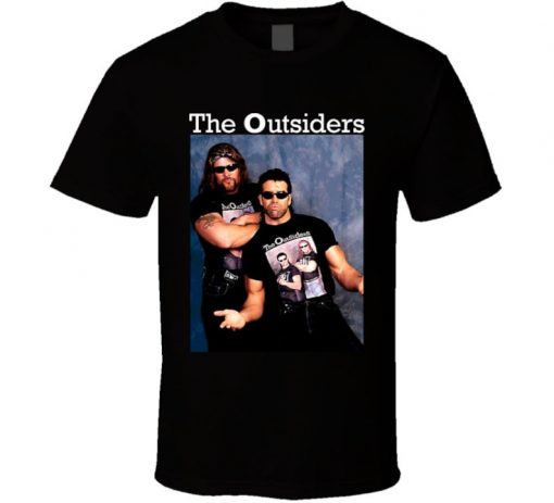 The Outsiders Wrestling Stable Tag Team Kevin Nash Scott Hall T Shirt