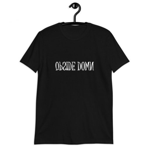 Upside Down Word Art T Shirt