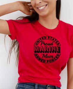 proud marine mom t shirt