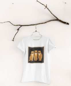 three cat t shirt