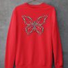 Barbed Wire Butterfly Unisex Sweatshirt