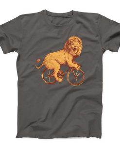 Bicycle Lion Unisex T-shirt