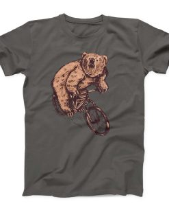 Cycling Bear Unisex T-shirt