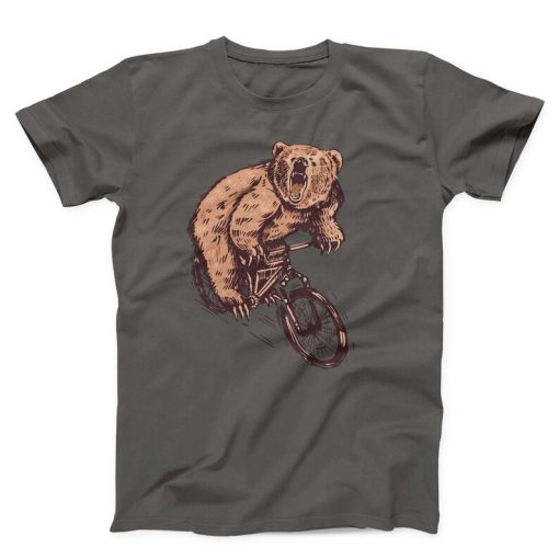 Cycling Bear Unisex T-shirt