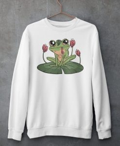 Frog In Leaf Sweatshirt