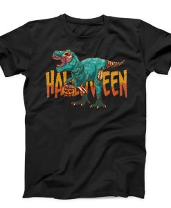 Halloween Zombie T-Rex T-shirt