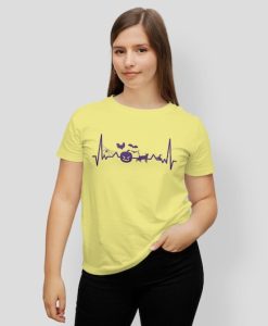 Heartbeat Line Halloween Unisex T-shirt