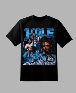 J cole inspired 90s style retro vintage graphic t shirt