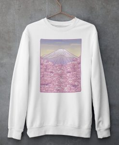 Pastel Mount Fuji Unisex Sweatshirt