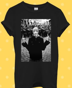 Anonymous Vendetta Protest T Shirt