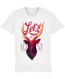 Let's get lost Deer Antler T-Shirt