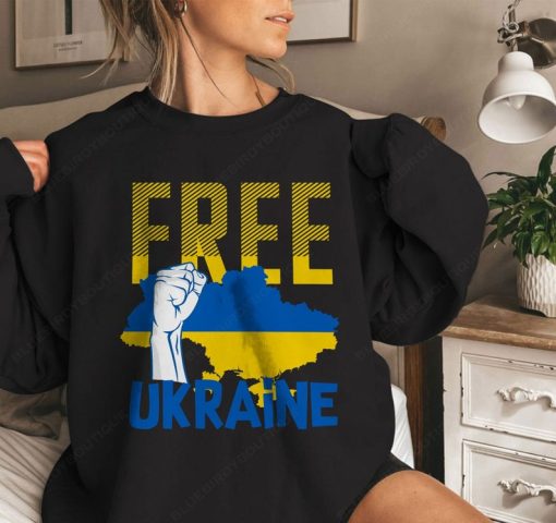 Free Ukraine Unisex Sweatshirt