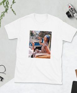 Girl With Pearl Earring + Van Gogh Holiday Unisex T-Shirt