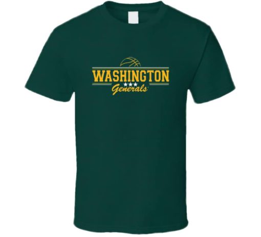 Harlem Globetrotters Washington Generals Logo T Shirt