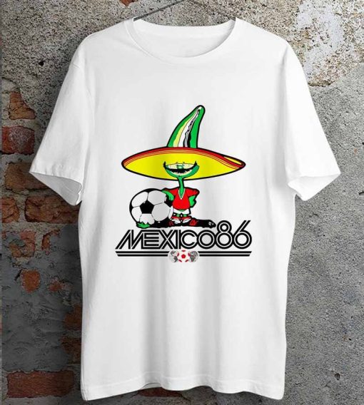 Mexico 86 Football T Shirt