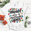 My favorite color is Christmas lights T-shirt