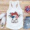 Patriotic cow tanktop