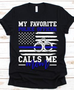 Police mom t-shirts