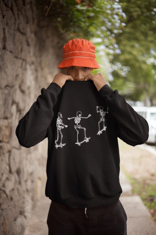 Skateboarding Skeletons Sweatshirt